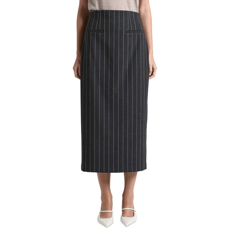 Cue Pinstripe Pencil Skirt image number 0